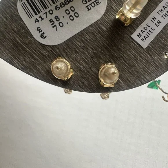 Anthropologie Birthstone Earrings Multi Pack May Green Zodiac Set BNWT - Picture 4 of 6